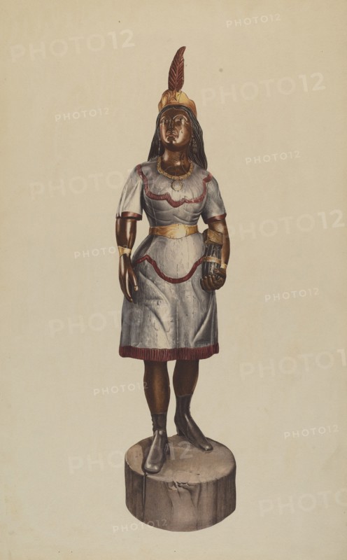 Cigar Store Pocahontas, 1935/1942.