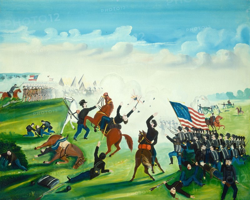 Civil War Battle, 1861 or after.