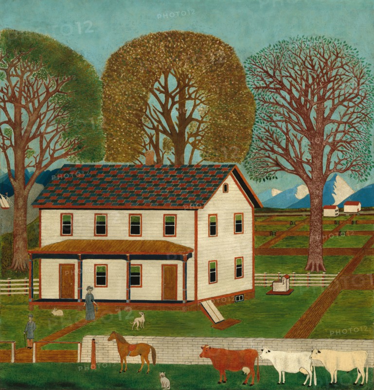 Farmhouse in Mahantango Valley, late 19th century.