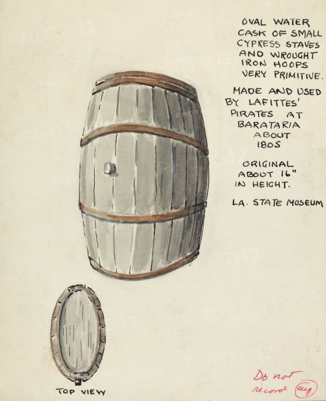 Oval Water Cask, 1935/1942.