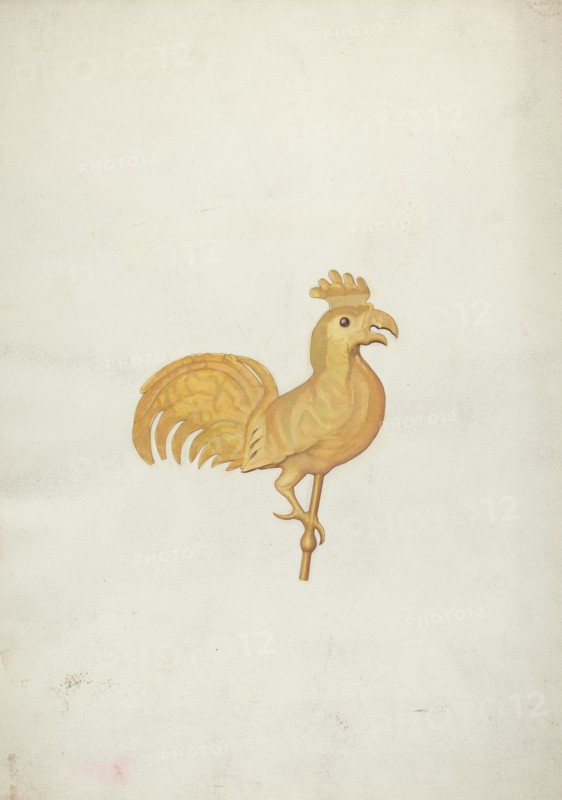 Rooster Weather Vane, 1935/1942.