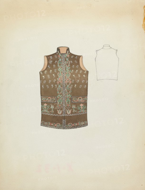 Sleeveless Jacket, 1935/1942.