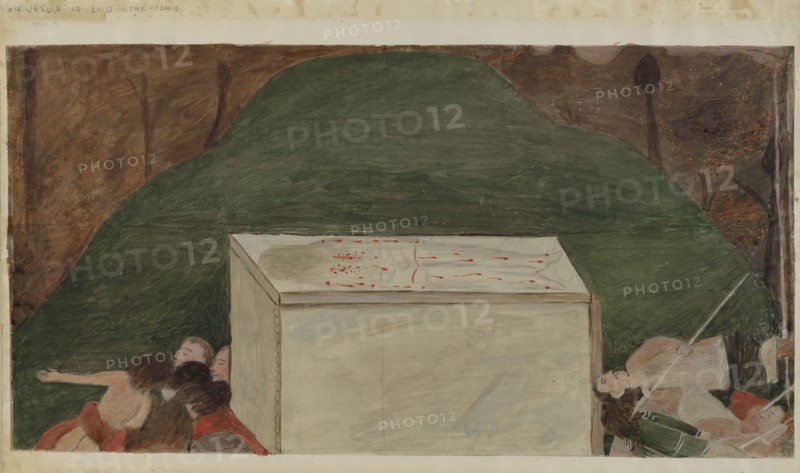 Station of the Cross No. 14: "Jesus is Laid in His Tomb, c. 1936.