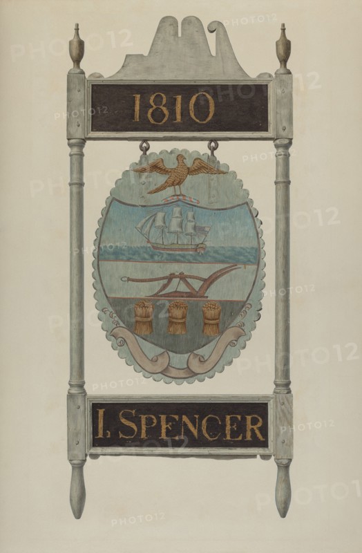 Tavern Sign, 1935/1942.