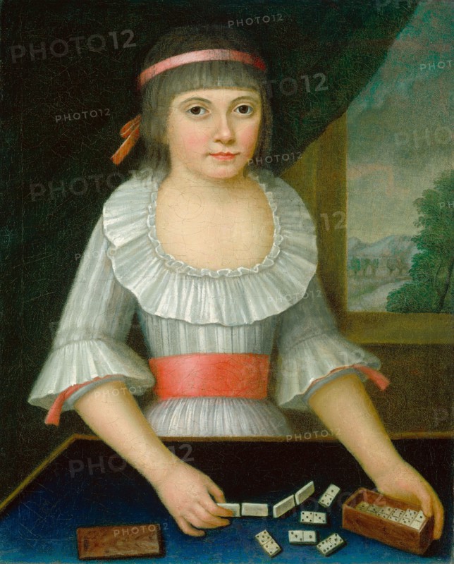 The Domino Girl, c. 1790.