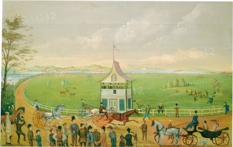 The Finish, c. 1860.