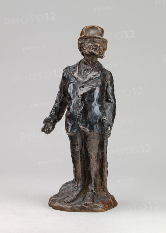 The Small Shopkeeper (Le petit propriétaire), model probably after 1860, cast around February 1956.