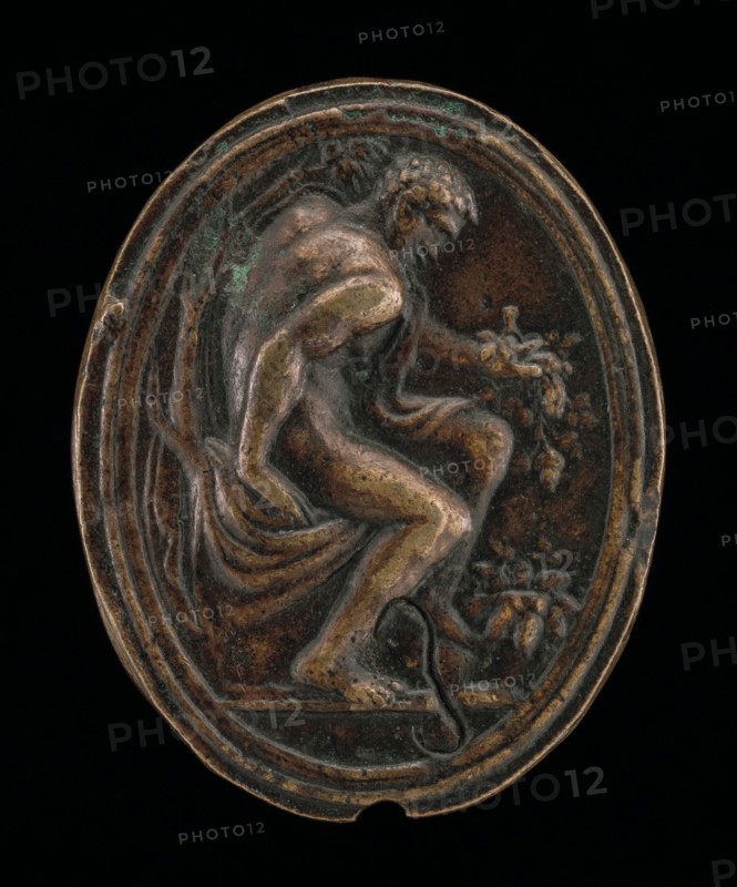 A Seated Man.