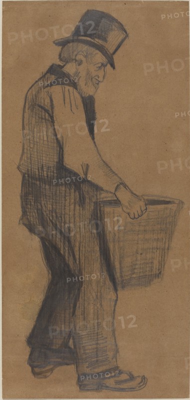 Old Man Carrying a Bucket, 1882.