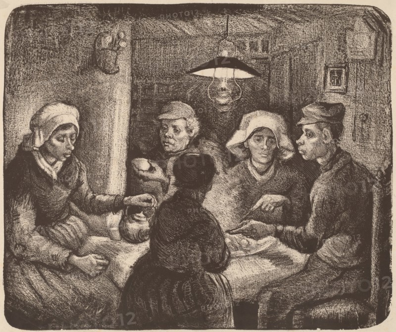 Potato Eaters, 1885.