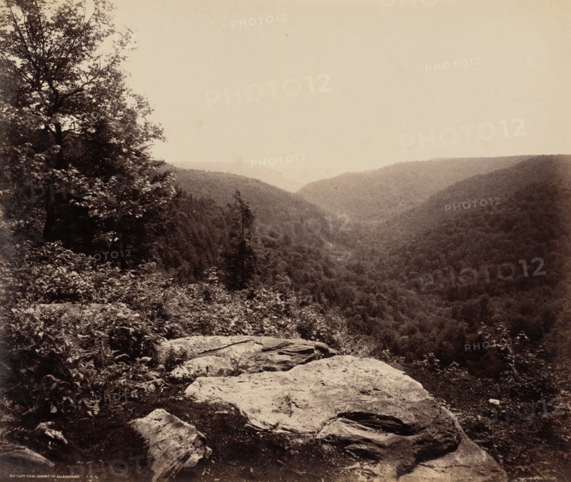 Cliff View, Summit of Alleghenies, c. 1895.