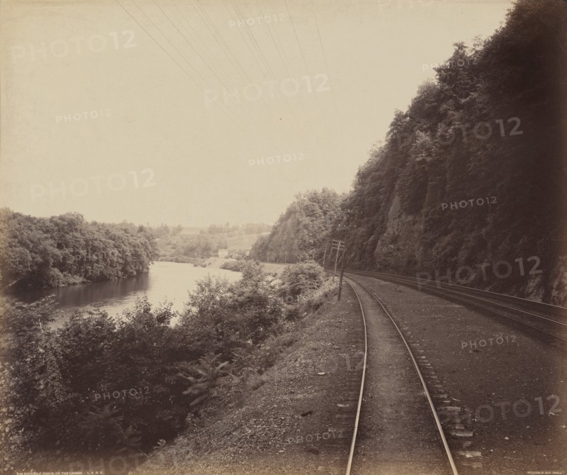 Rockdale Curve, On the Lehigh, c. 1895.