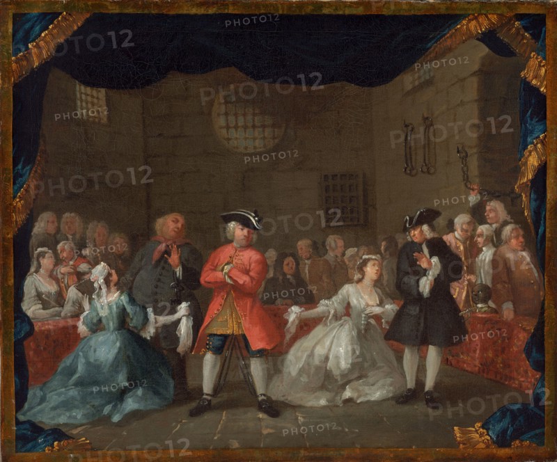 A Scene from The Beggar's Opera, 1728/1729.