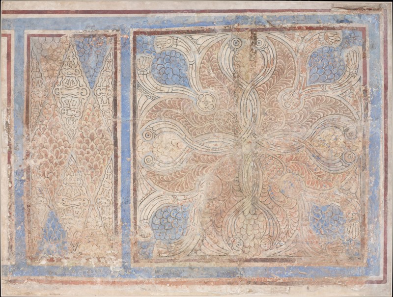 Painted Dado Panels, Iran, 9th century. From the Tepe Madrasa