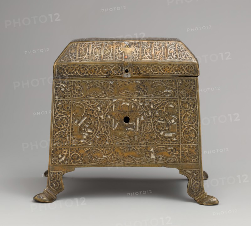Casket with Figural Imagery, Iran, mid-13th century.