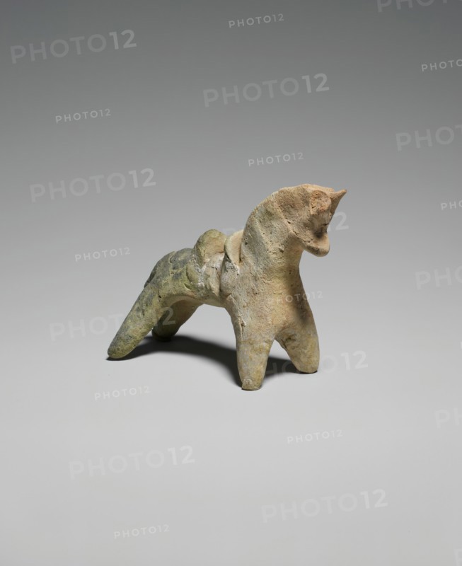 Horse Figurine, Iran, 9th century.  May have been a child's toy.