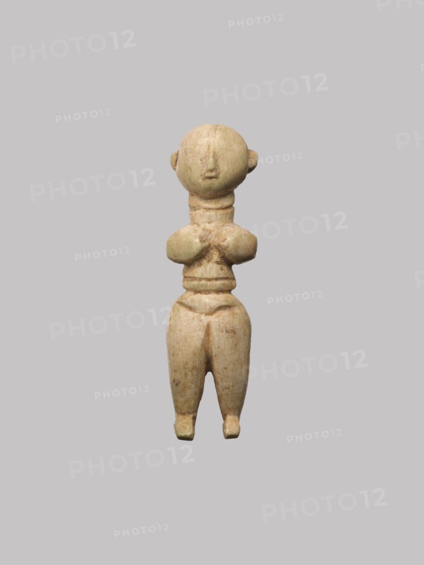 Female Fertility (?) Figure, Iran, 5000 B.C.- 9th century A.D.. Could be a residual piece from a  previous periods; may have functioned as a toy.