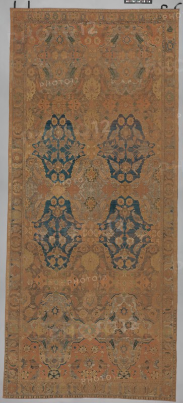 Polonaise' Carpet, Iran, 17th century. Made during and after the reign of Shah 'Abbas I,