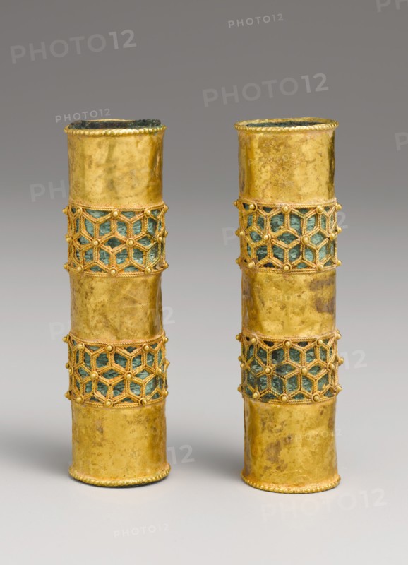 Hair Ornament, One of a Pair, Iran, 12th-13th century.