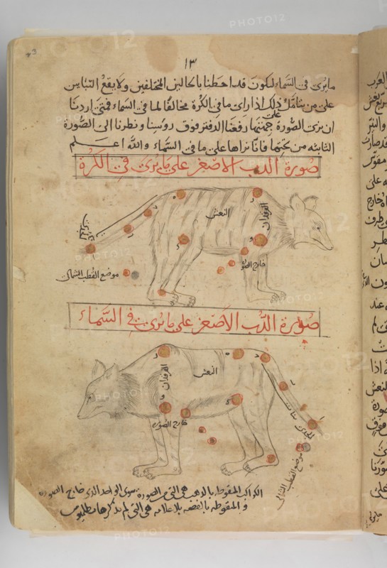 Kitab suwar al-kawakib al-thabita (Book of the Images of the Fixed Stars) of al-Sufi, Iran, late 15th century.