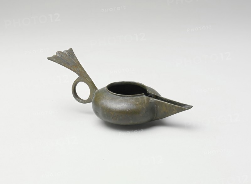 Oil Lamp, Iran, 9th century.
