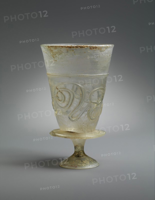 Goblet with Applied Decoration, Iran, 11th-early 12th century.