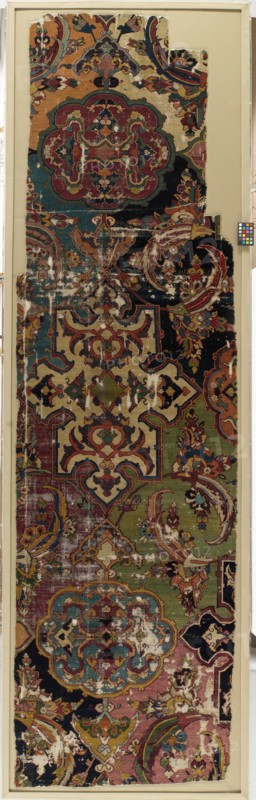 Khurasan Carpet Fragment, Northeastern Iran, second half 16th century.