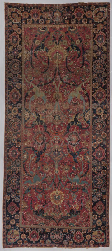 Floral Arabesque Carpet, probably Iran, 17th century.