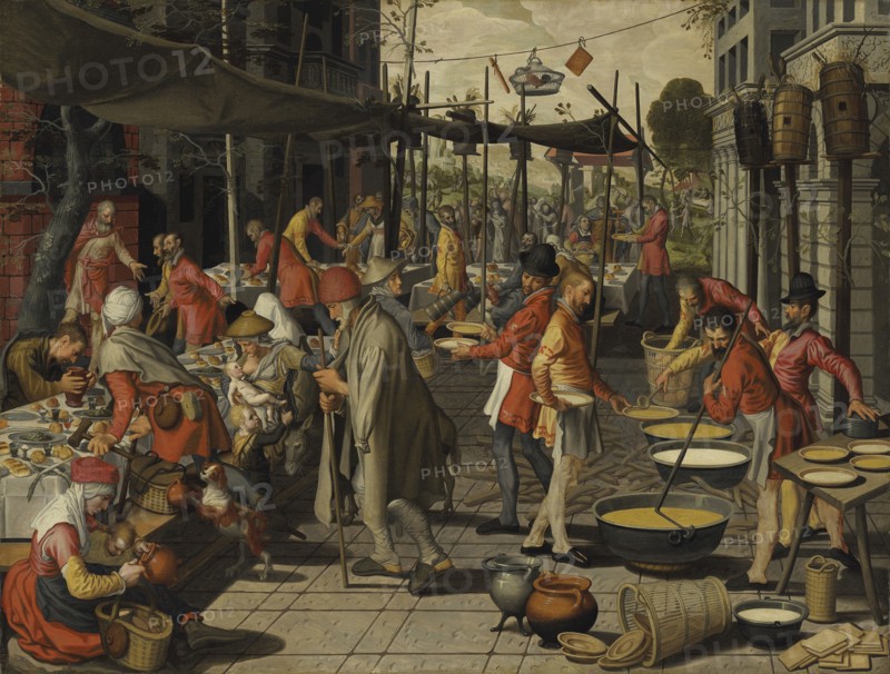 The Parable of the Wedding Feast. Private Collection.
