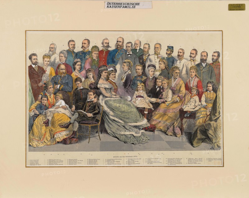 The Austrian Imperial Family, 1879. Private Collection.