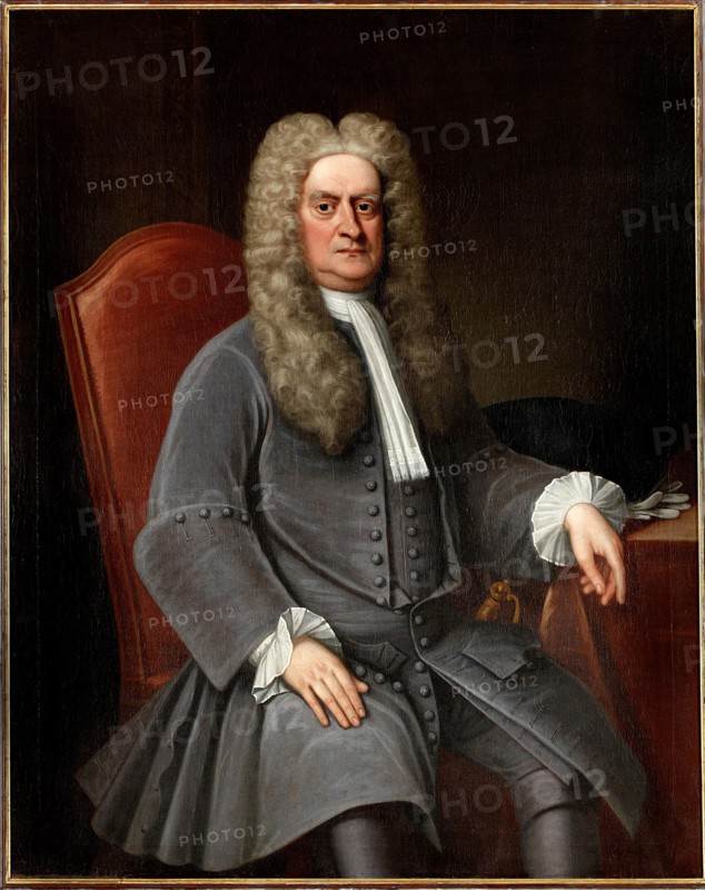 Portrait of Sir Isaac Newton (1642-1727), ca 1720. Private Collection.