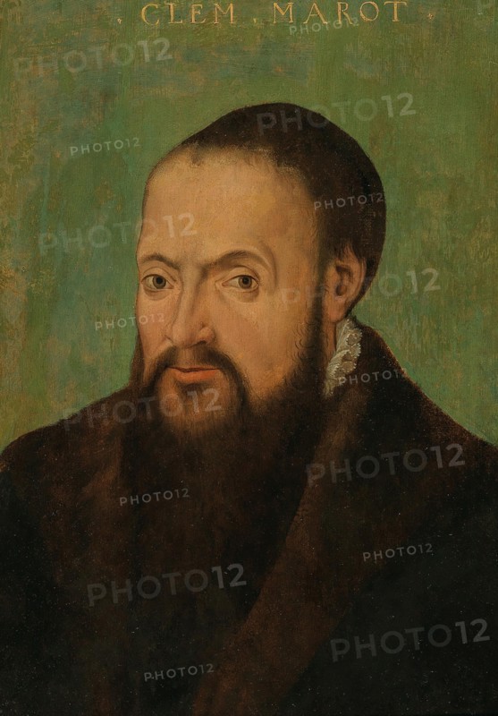 Portrait of the Poet Clément Marot (1496-1544), First Half of 16th cen. Private Collection.