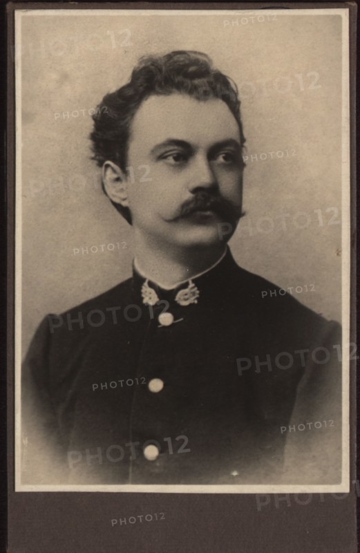 Portrait of the composer Karel Sebor (Schebor) (1843-1903) , c. 1870. Private Collection.