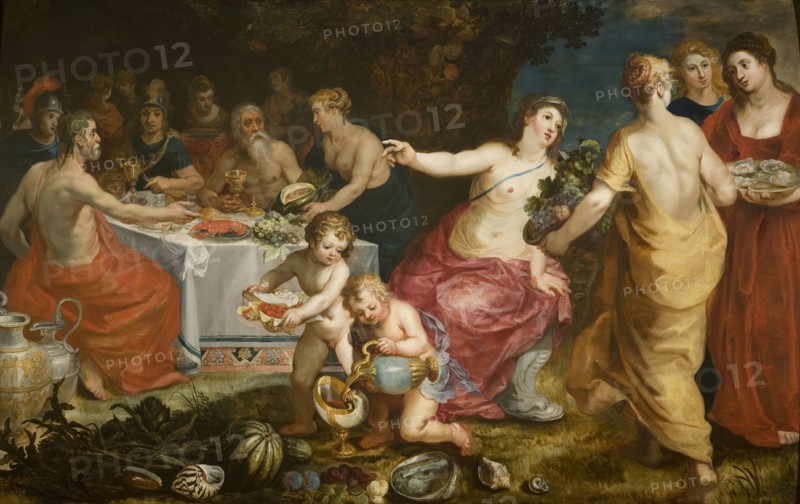 The Feast of Achelous, 1610-1615. Found in the collection of Stedelijk Museum Wuyts-Van Campen en Baron Caroly, Lier.