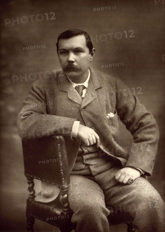 Portrait of Sir Arthur Conan Doyl (1859-1930), 1893. Private Collection.