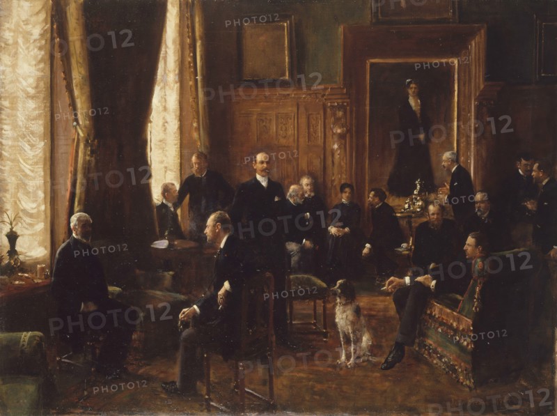 Le salon de la comtesse Potocka, 1887. Found in the collection of Musée Carnavalet, Paris.