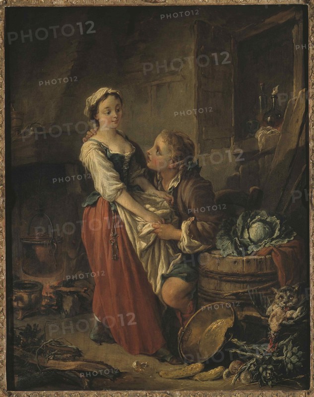 La Belle cuisinière , 1735. Found in the collection of Musée Cognacq-Jay, Paris.