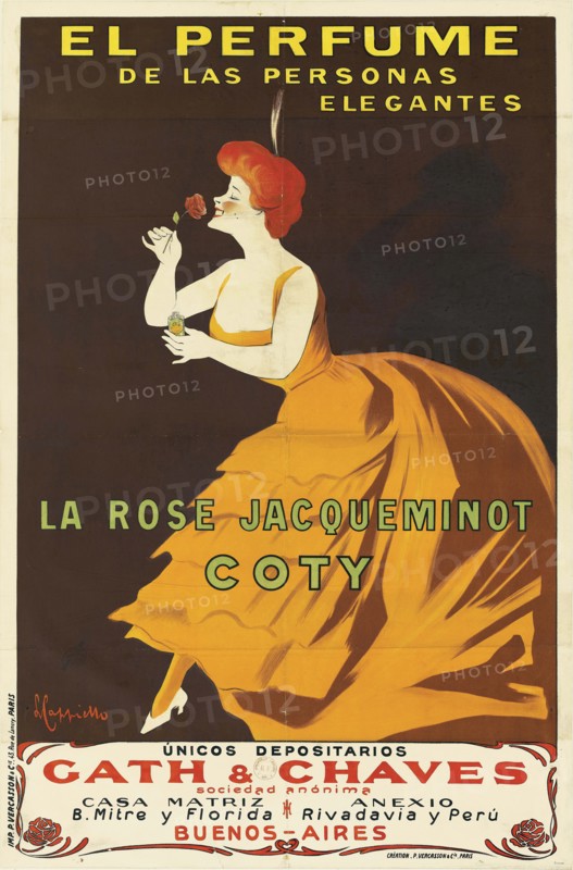 Coty - La Rose Jacqueminot, 1904. Private Collection.