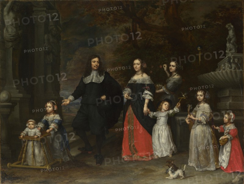 A Family Group, ca 1664. Found in the collection of National Gallery, London.