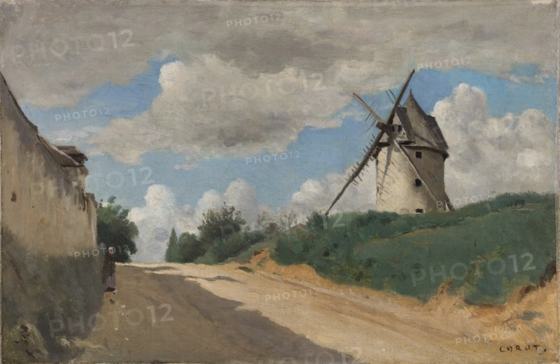 The Windmill, ca 1835-1840. Found in the collection of Ordrupgaard Museum, Charlottenlund.