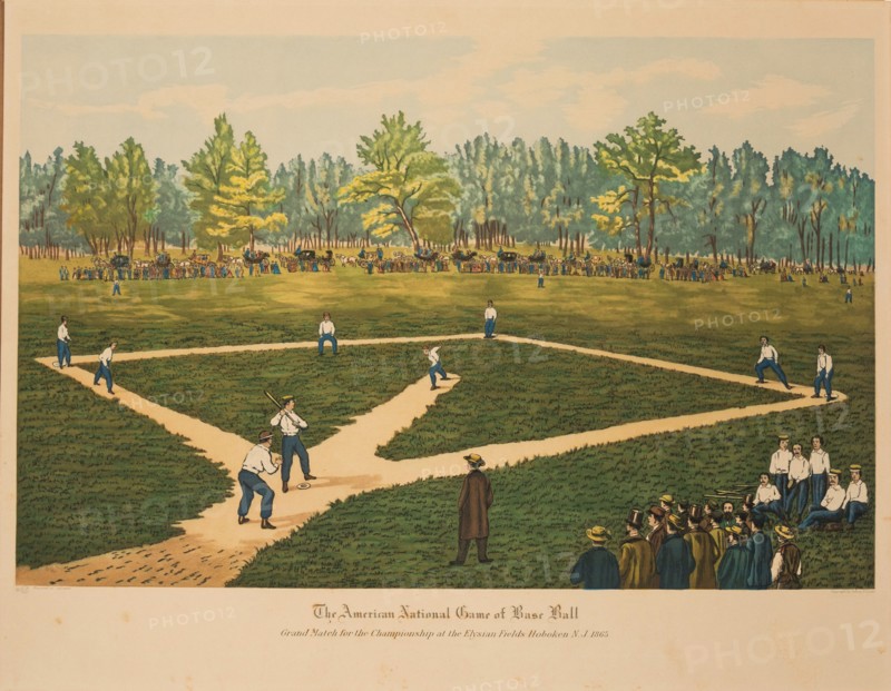The American National Game of Base Ball, ca 1866. Private Collection.