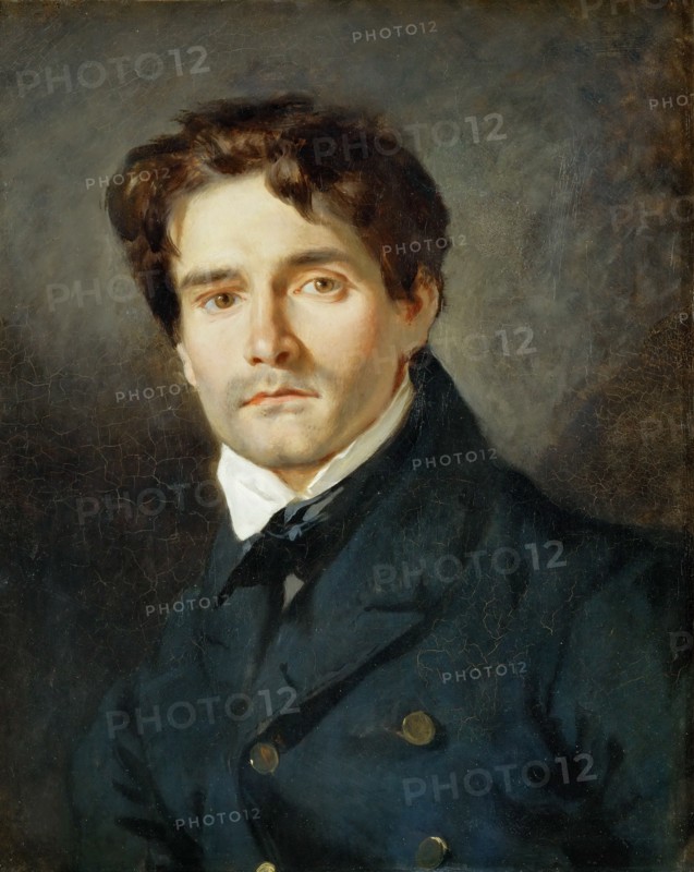Portrait of Léon Riesener (1808-1878), 1835. Found in the collection of Musée du Louvre, Paris.