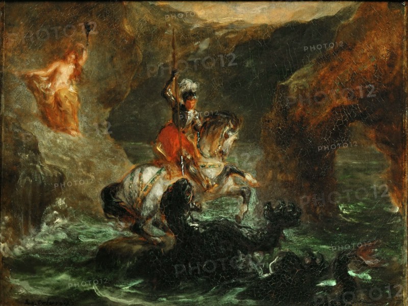 Perseus Freeing Andromeda, 1847. Found in the collection of Musée du Louvre, Paris.