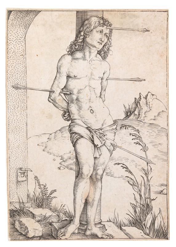 Saint Sebastian at the Column, c. 1500. Private Collection.