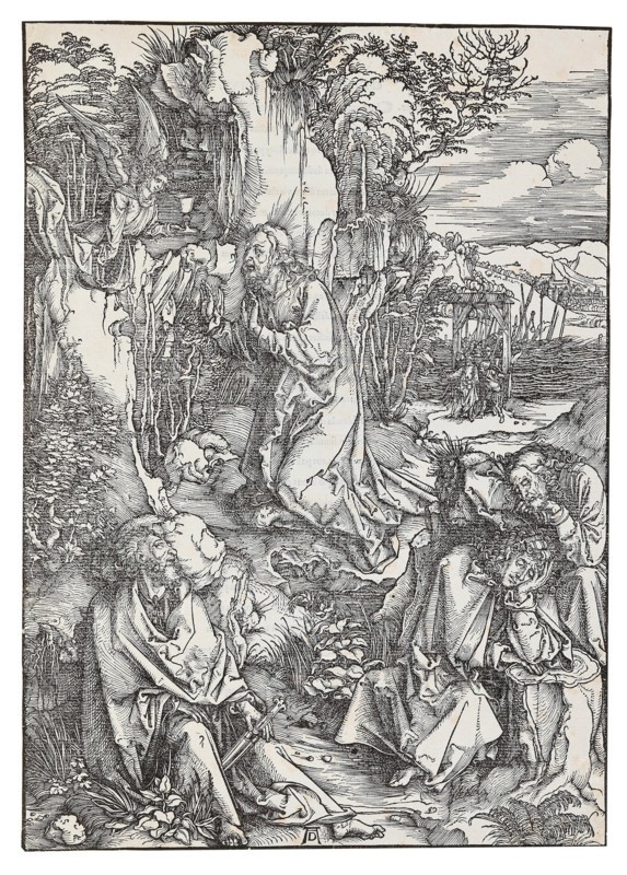 The Agony in the Garden, from the series "The Great Passion", c. 1496. Private Collection.