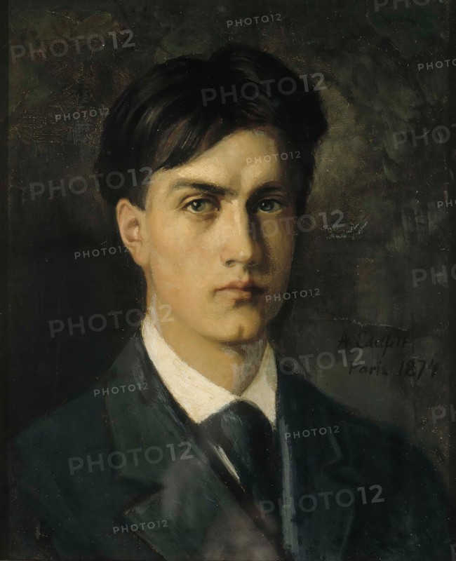 Self-Portrait, 1874. Found in the collection of Ateneum, Helsinki.