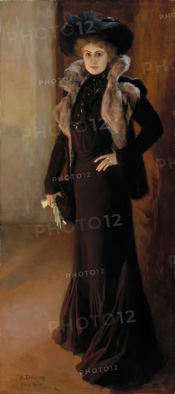 Portrait of the opera singer Aino Ackté (1876-1944), 1901. Found in the collection of Ateneum, Helsinki.
