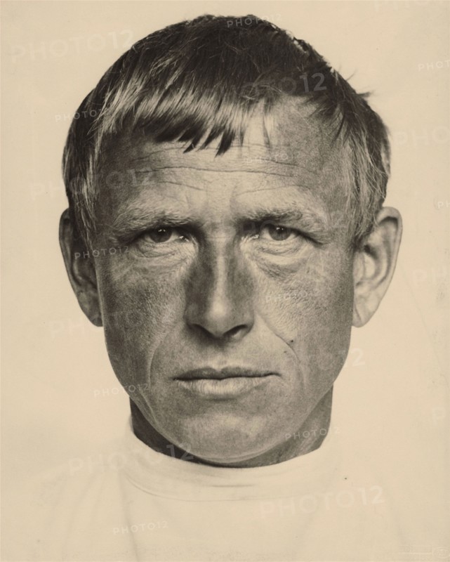 Portrait of the artist Otto Dix (1891-1969), ca 1933. Private Collection.