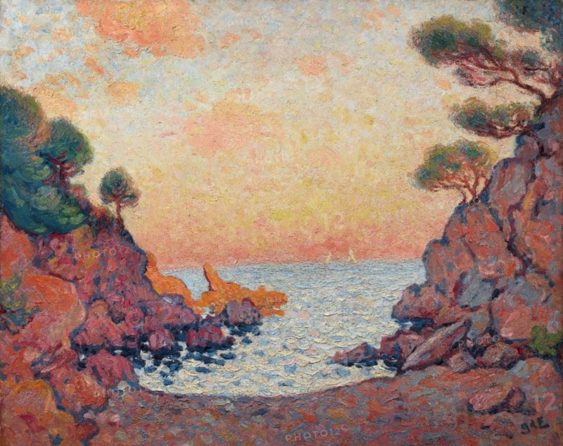 The bay of Le Lavandou, 1899. Private Collection.