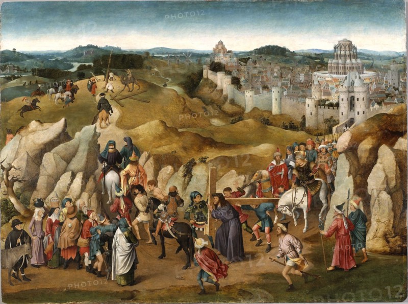 The Way to Calvary, ca. 1505-1510. Found in the collection of Szepmuveszeti Muzeum, Budapest.